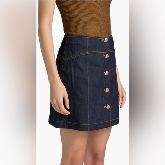Cinq a Sept Claudia Denim Miniskirt - Picture 4 of 8